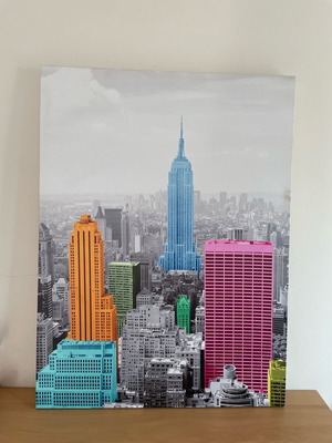 Pop Art New York canvas print used 60x80cm