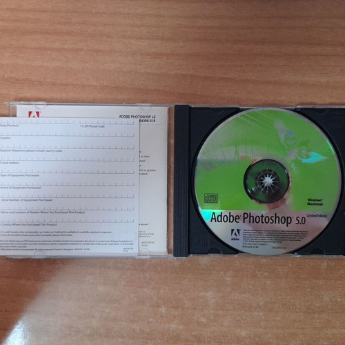 Adobe Photoshop 5.0 Limited Edition software