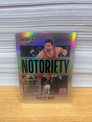 Vasilije Micic 2025-26 Select Euroleague Silver Notoriety card new