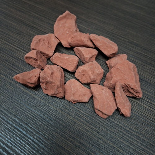 Decorative stones in terracotta color new