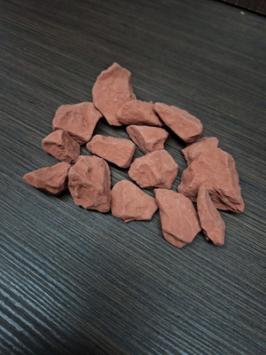 Decorative stones in terracotta color new