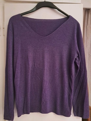 Blouse thin purple like new, one size