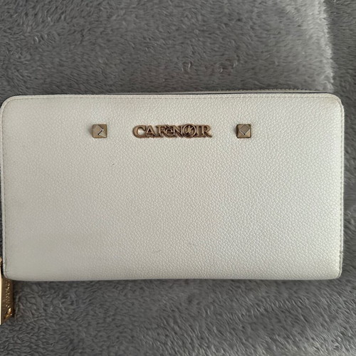 CafeNoir wallet used, white, ideal for cards
