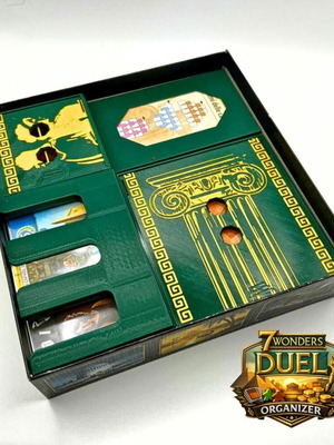 7 Wonders Duel Board Game Organizer with Expansions Insert