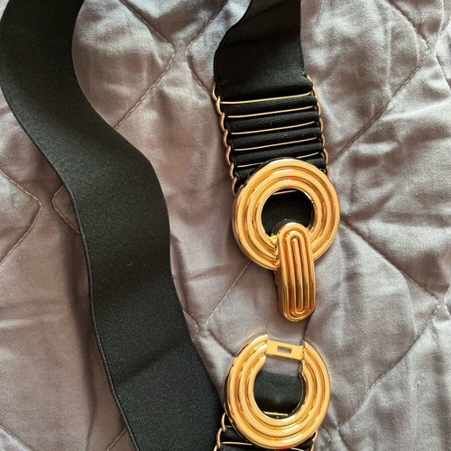 Fullah Sugah elastic waist belt 75cm like new, black
