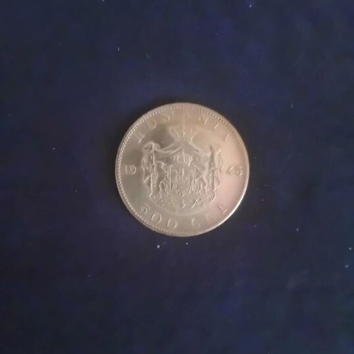 Romanian Coin 500 Lei 1945 used, collectible condition