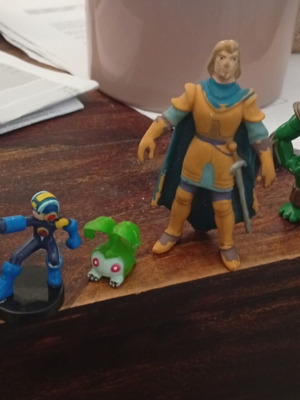 Megaman, Digimon, Captain Phoebus, Gormiti figures set