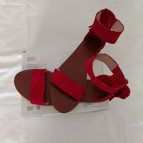New Look sandals like new, size 39, red