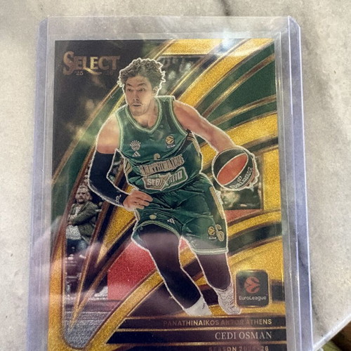 Cedi Osman Courtside Gold Glitter SP card new