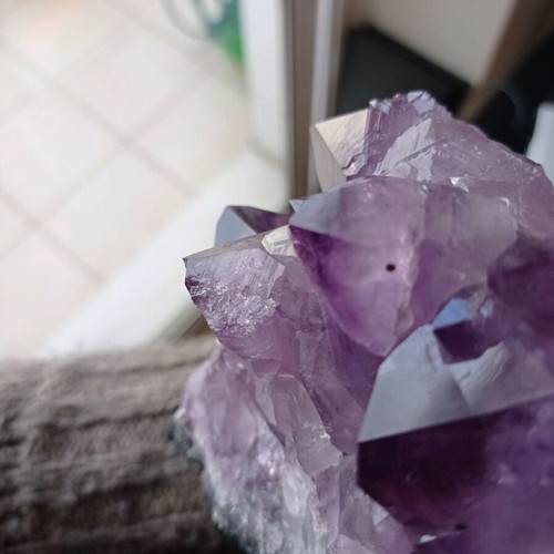 Amethyst new with natural intense color, ideal for decoration
