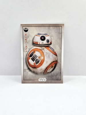 Topps Starwars BB-8 sticker new