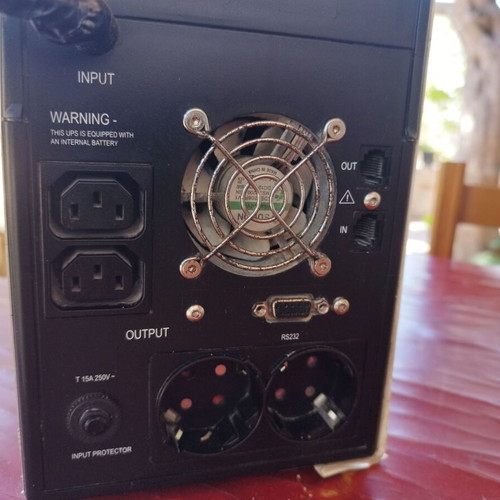 Accupower UPS BL2 1400 used, inverter with panel support
