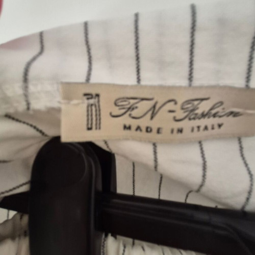 Summer suit S striped like new, white