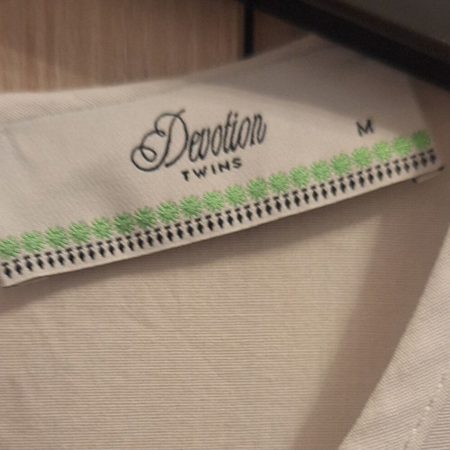 Devotion Twins dress medium white like new, cotton