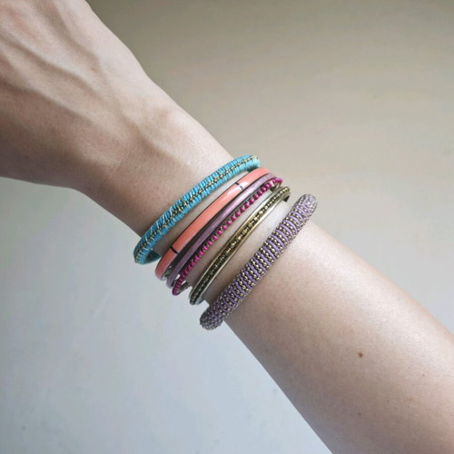 Summer bracelet set used, multicolored