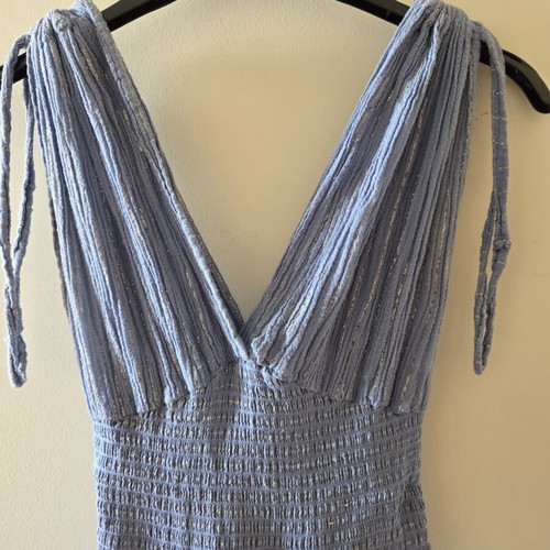 Midi dress like new, blue, one size