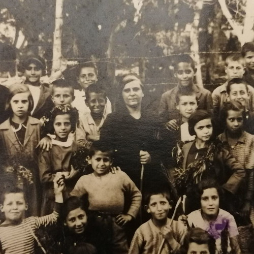 Thessaloniki 1933 School Class Photo used