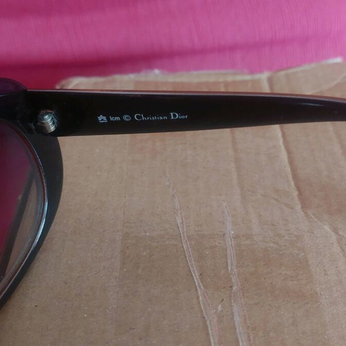 Christian Dior sunglasses used, vintage, black and yellow