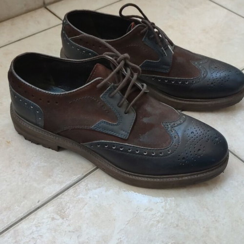 Philippe Lang men's shoes like new, size 44, blue and brown