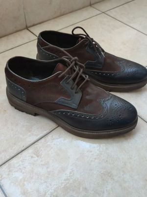 Philippe Lang men's shoes like new, size 44, blue and brown
