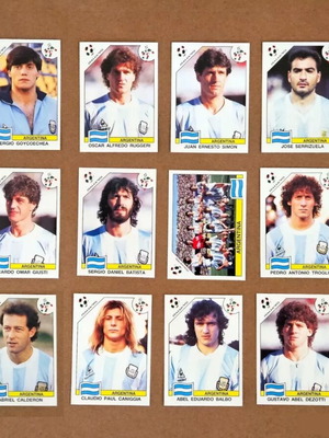 Panini World Cup Italia 1990 Πακέτο αυτοκόλλητων Αργεντινής με Maradona