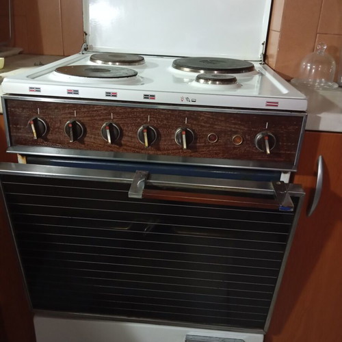 Electric oven used with spit, grill, and light