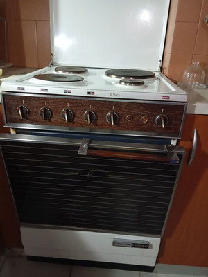Electric oven used with spit, grill, and light