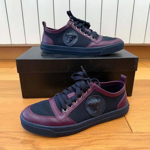 Versace sneakers size 40, navy and bordo
