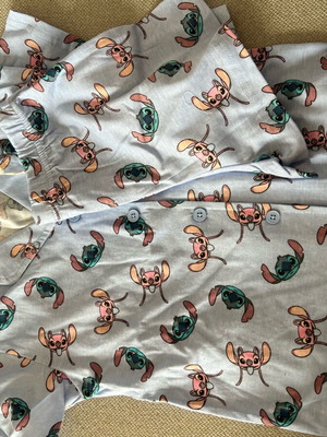 Stitch summer pyjamas new, size 116cm, blue