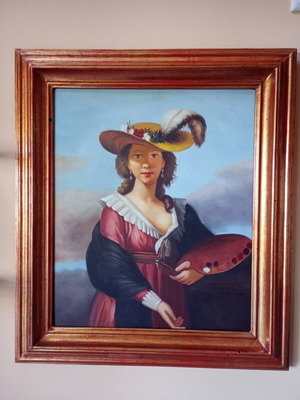 Framed painting like new