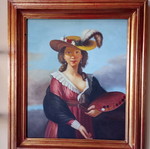 Framed painting like new