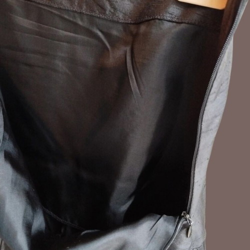 Charly black asymmetrical skirt like new, size S