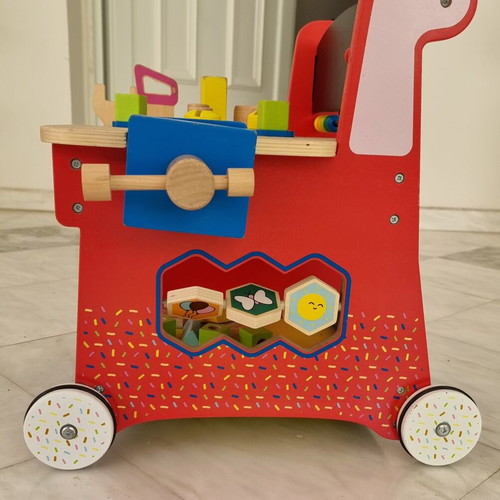 Wooden children's workbench used