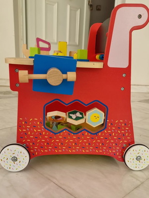 Wooden children's workbench used