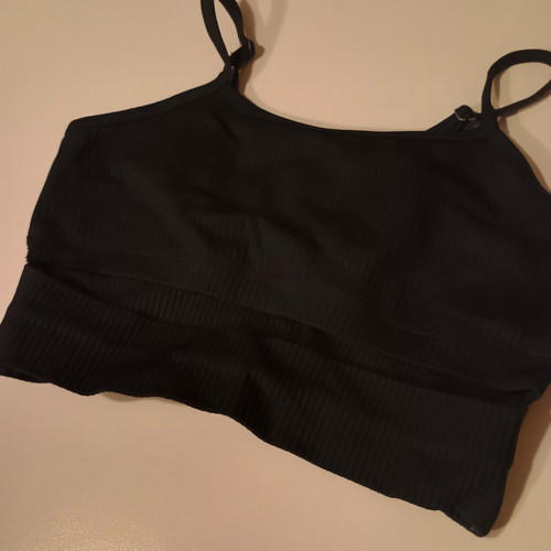 Aim'n women's sports bra like new, adjustable straps, black, size M