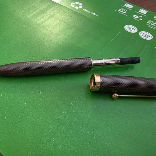 Playboy Vintage Pen used, Gunmetal Grey and Gold