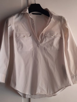Zara women's white shirt size S