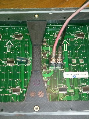 LED Panel P10 32x16 waterproof programmable, like new