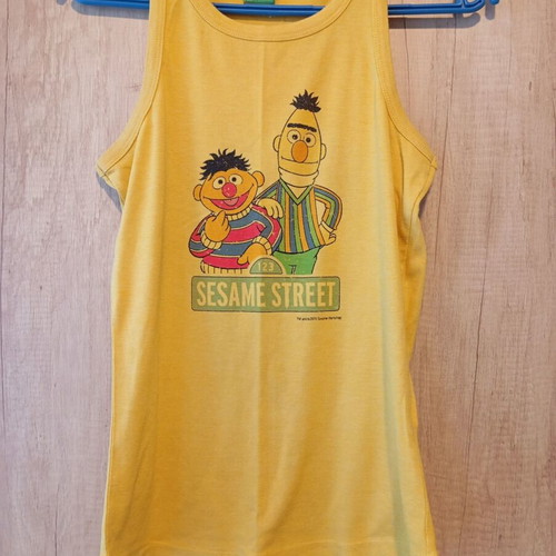 Zara Sesame Street sleeveless top size M used, yellow