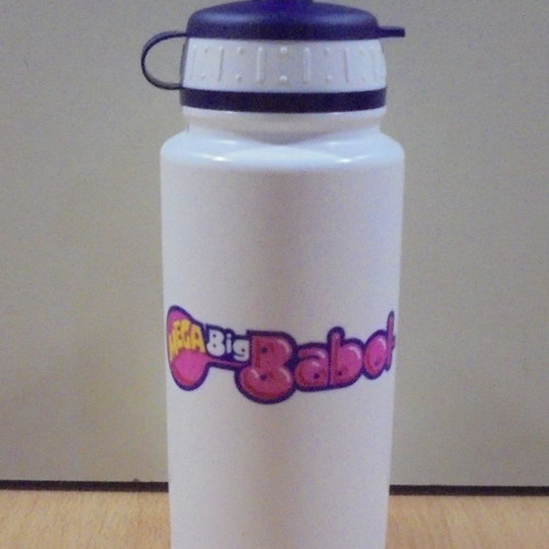 Big Babol old promotional plastic bottle with spout used