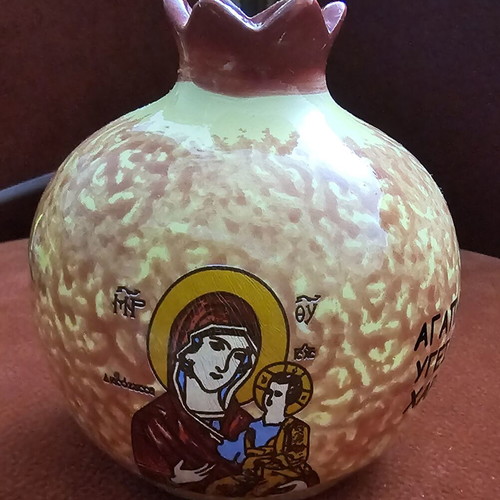 Ceramic pomegranate new
