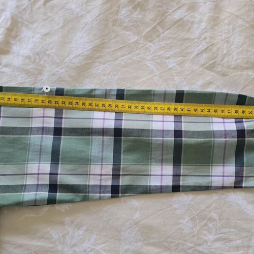 Abiente Premium Plaid Shirt like new, size S, green