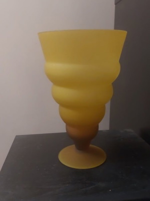 Decorative vase like new in earthy tones