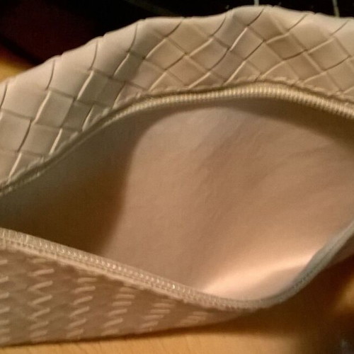 Women's Beige Makeup Bag