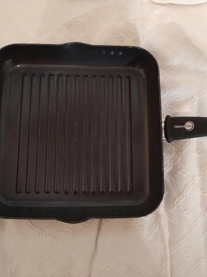 Green Pan Infinity grill pan stainless steel with ceramic coating 28cm like new