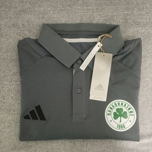 Panathinaikos Polo Shirt adidas new, team issue, size Large