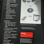 Akasa HDMI switch 1080p new