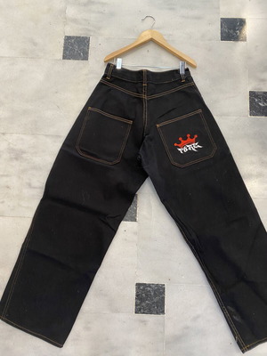 Jeans vintage black, like new, size 26, wide skate fit