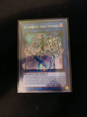 Yu-Gi-Oh Sky Striker Ace Azalea Temperance Secret Rare като нова