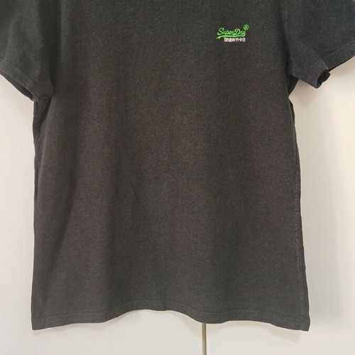 Superdry men's t-shirt used, gray, size L